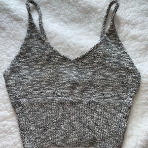 Gray Bralette Top